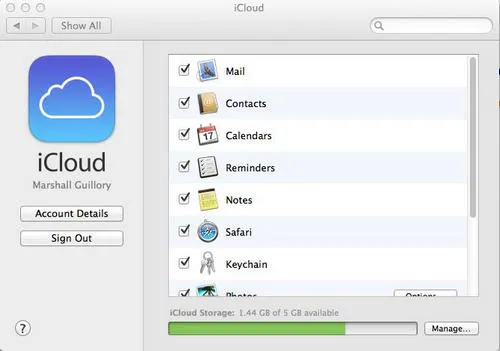 log off icloud on mac