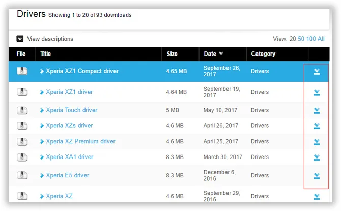 Sony USB Driver for Mobile