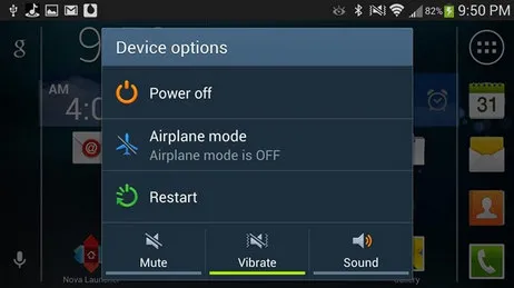 turn off airplane mode