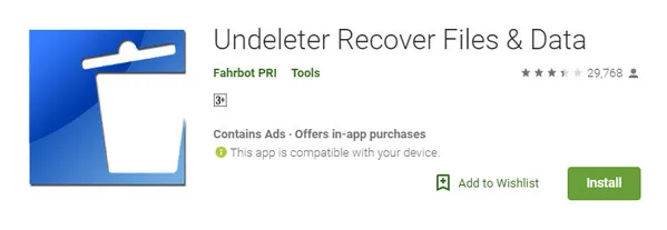 Undeleter Recover Files & Data