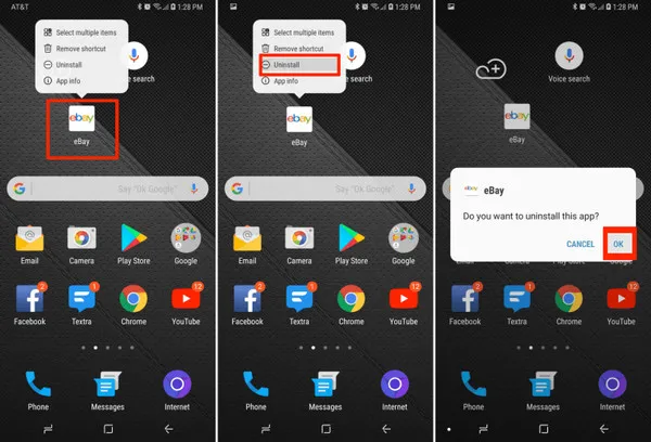 uninstall samsung apps