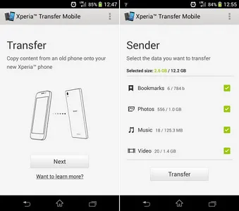 Sony Xperia Transfer