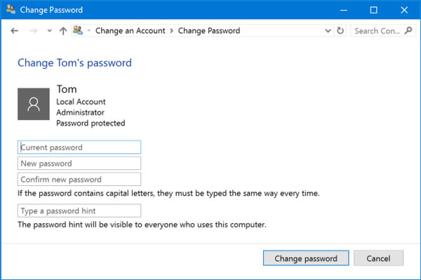 4 Ways to Change Password on Windows 10/8/7 without Knowing Password
