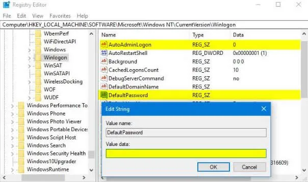 registry editor