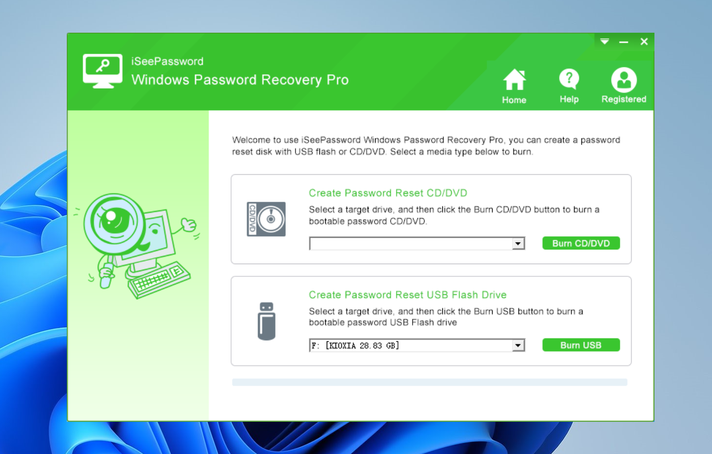 install Windows Password Recovery Pro
