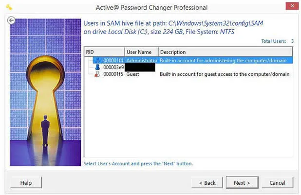 Active@ Password Changer