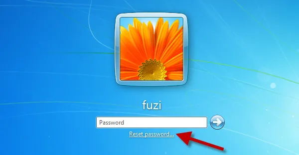 reset hp password with password reset disk