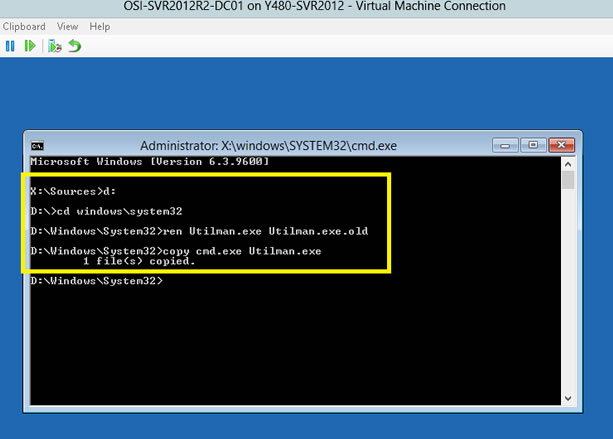 change password command prompt windows 8