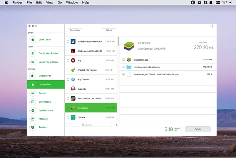 apps verwijderen op mac