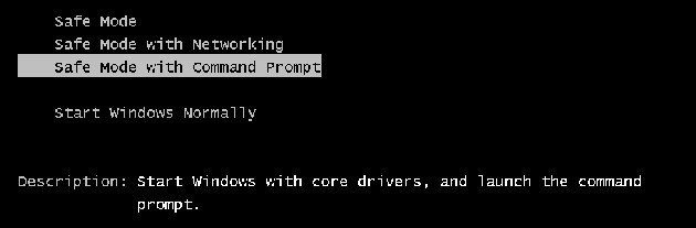 Advance Boot optie