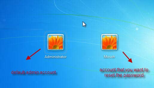 choose Administrator account for command prompt in Windows 7